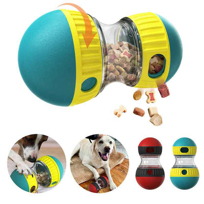 Food Dispensing Dog Toy Tumbler to Increase Intelligence Pets Toy Pet Products