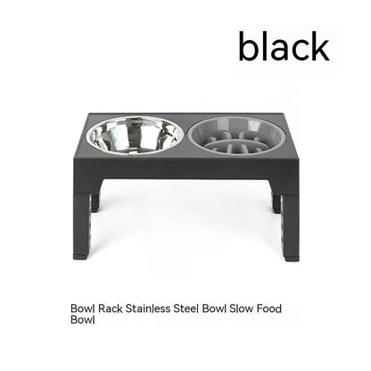 Elevated Dog Bowl - Raised Feeder for Neck Protection