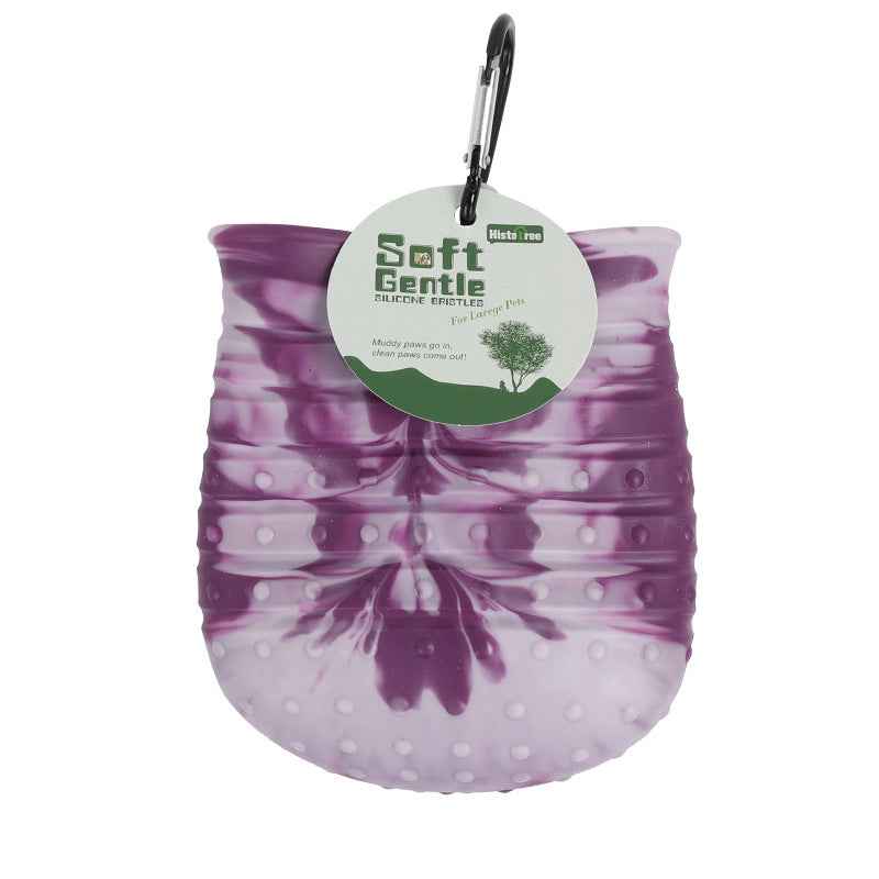 2-in-1 Dog Paw Cleaner & Foot Washing Brush
