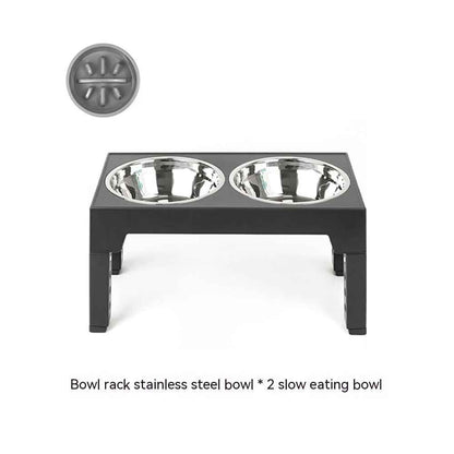 Elevated Dog Bowl - Raised Feeder for Neck Protection