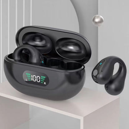 Wireless Bluetooth 5.3 Bone Conduction Sports Earbuds - Ear Clip