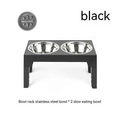 Elevated Dog Bowl - Raised Feeder for Neck Protection