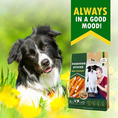 Chicken Wrapped Grain Free All Natural Dog Snack Sticks