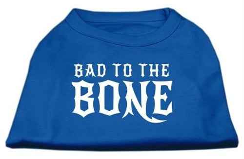 Mirage Pet Products 51-128 XLBL Bad to the Bone Dog Shirt Blue XL - 16