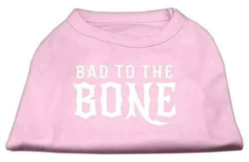 Mirage Pet Products 51-128 XLLPK Bad to the Bone Dog Shirt Light Pink